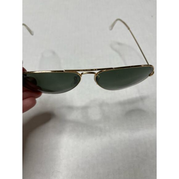 Rayban Black & Gold Aviator 82x14 Summer Beachy Large Sunglasses - Picture 3 of 6